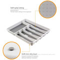 Plastic Cutlery Tray Organizer Plastic Silverware Tray for Drawer Factory